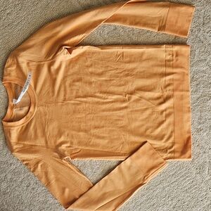 Lululemon || Wicking Training Top Longsleeve Size 2 Orange